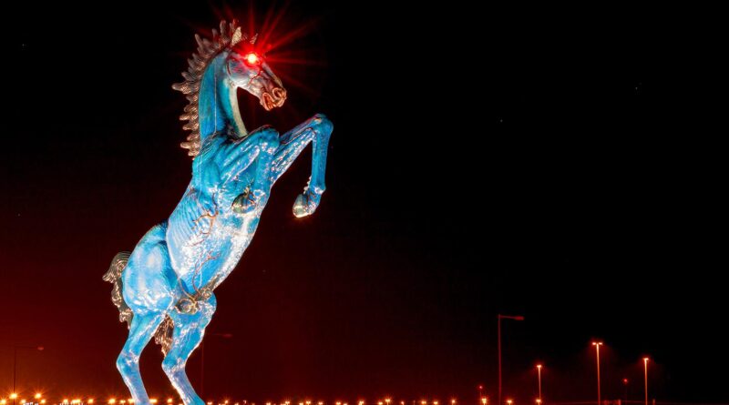 Denver Colorado airport horse statue