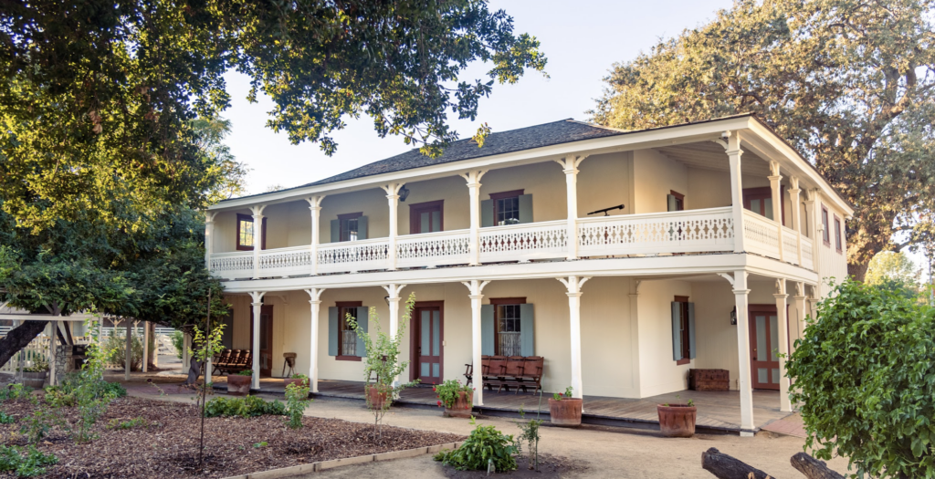 The Leonis Adobe Museum & Plummer House in Calabasas CA