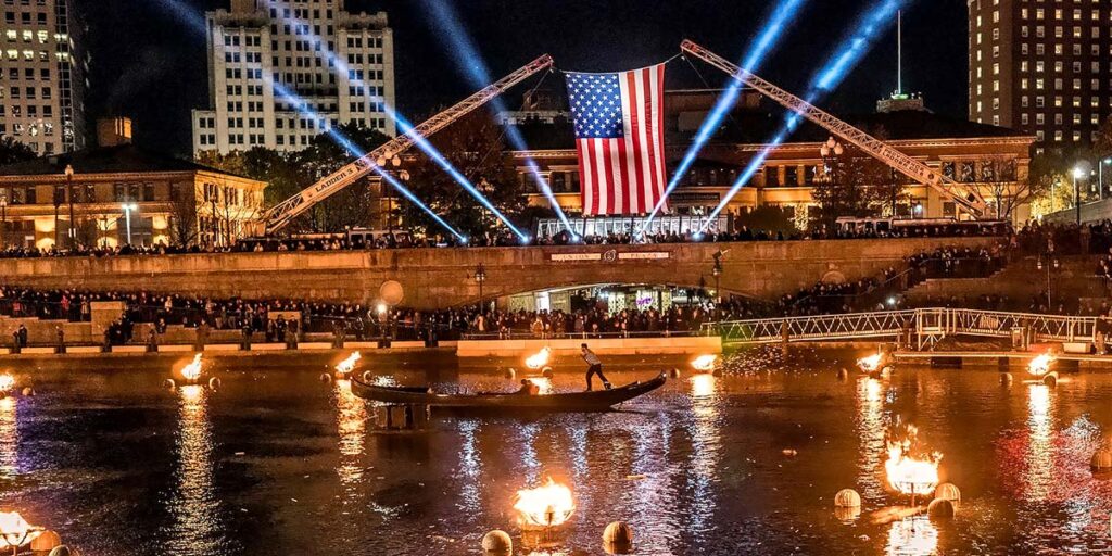 WaterFire Installation in Providence RI