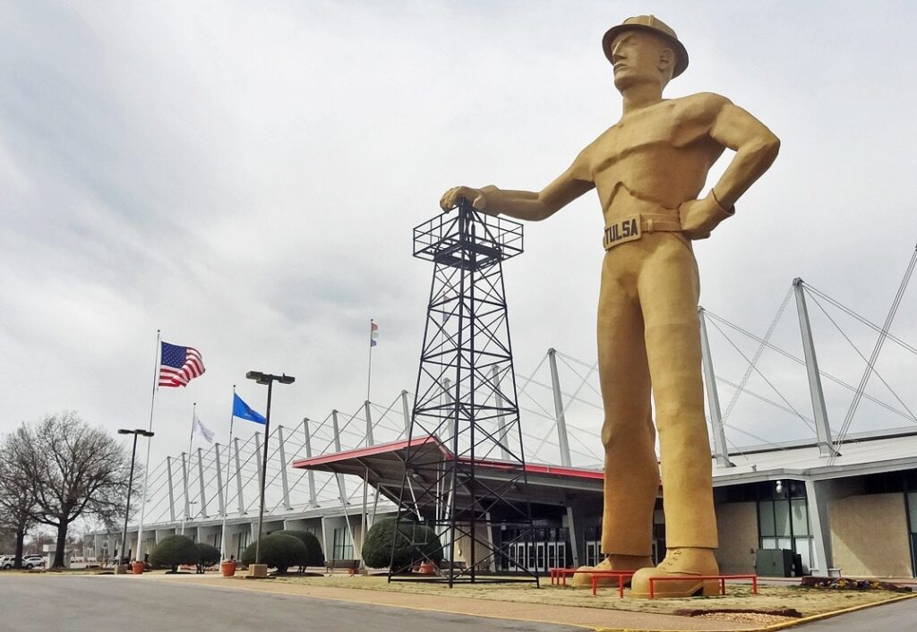 Golden Driller in Tulsa Ok