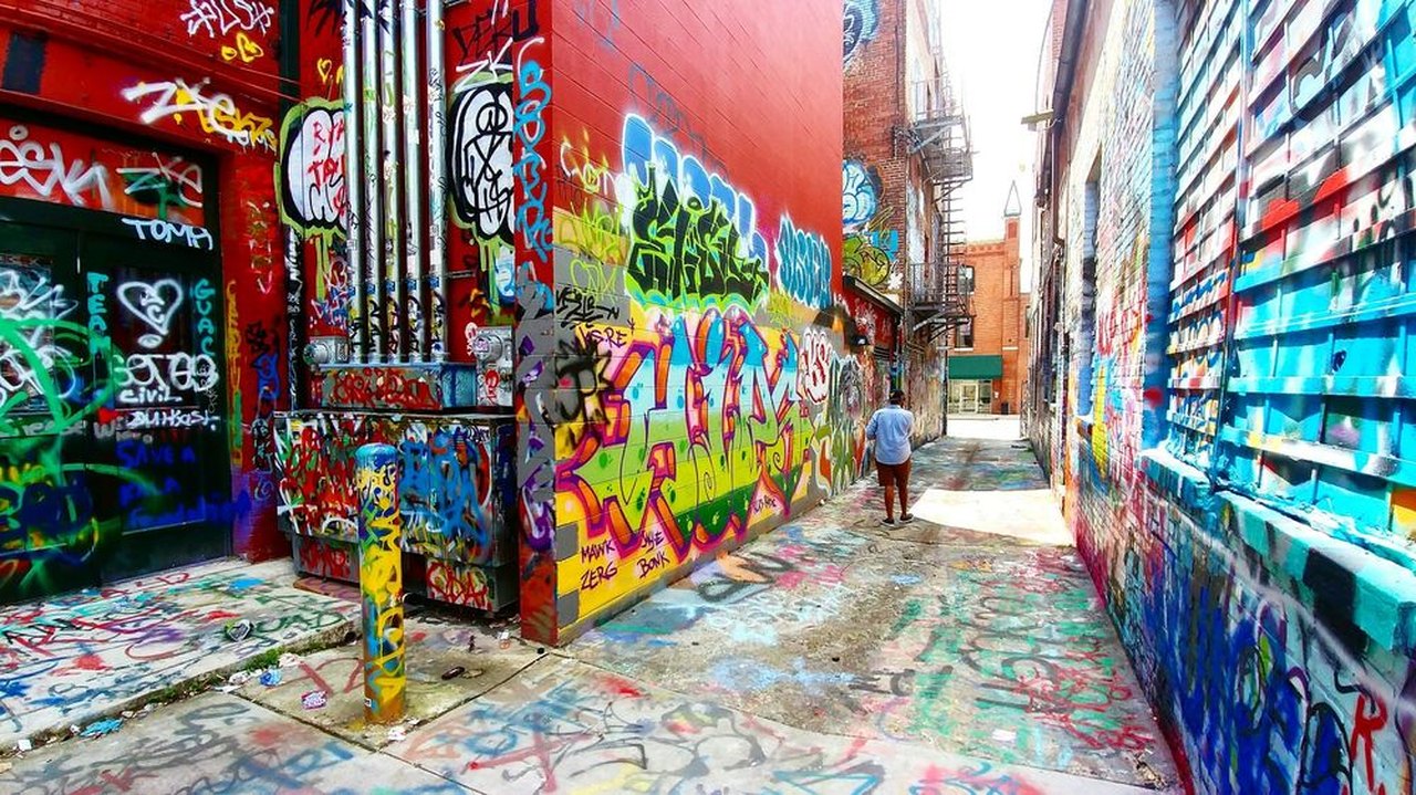Graffiti Alley In Baltimore Maryland CityTowner