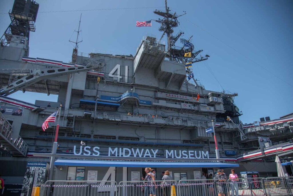 USS Midway Museum in San Diego CA