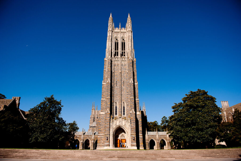 Duke University in Durham North Carolina