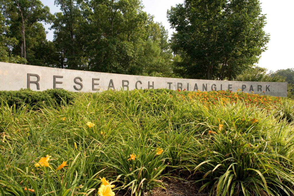 Research Triangle Park in Durham North Carolina