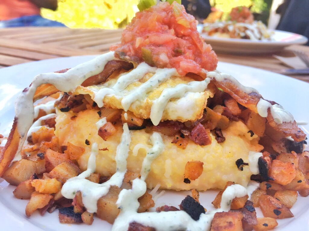 Food scene in Savannah Georgia