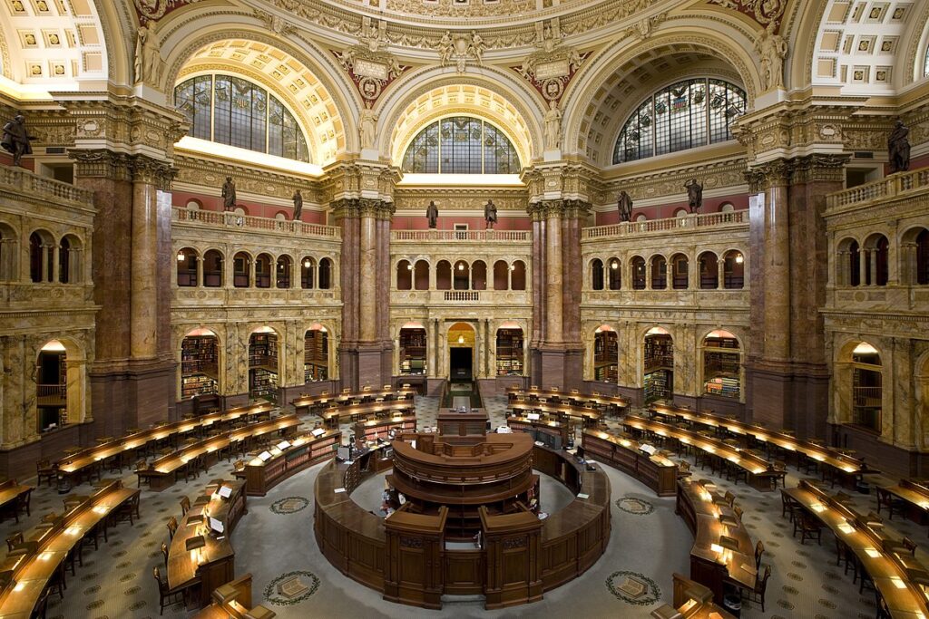 Library of Congress in Washington DC