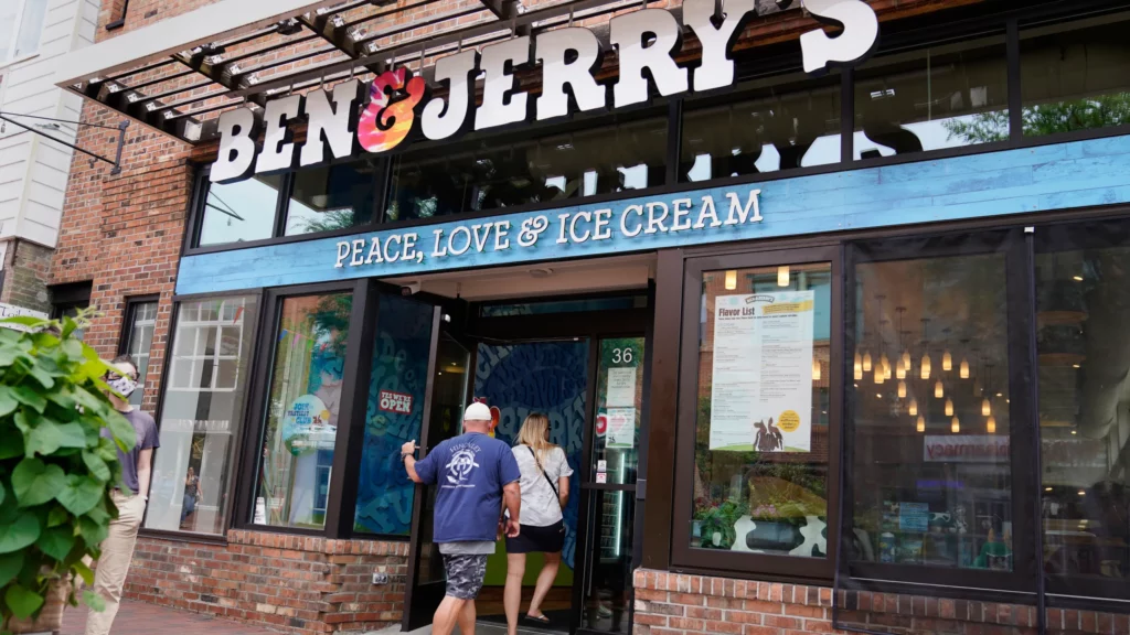 History of Ben & Jerry's founded in Burlington Vermont