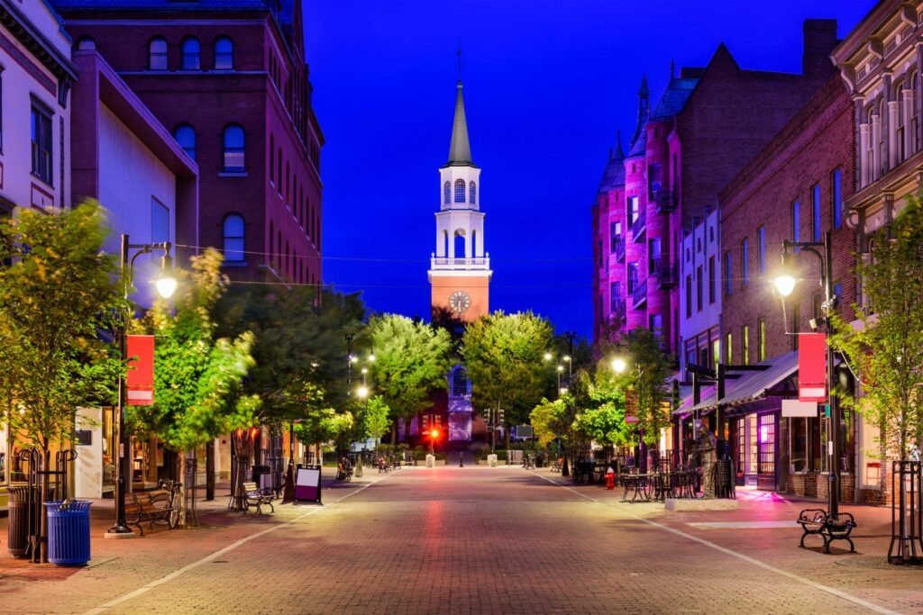 History of Burlington Vermont