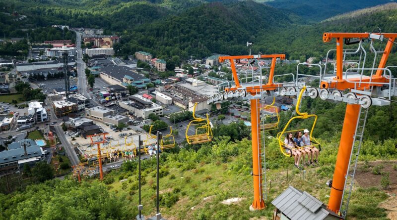 Skylift Park Chairlift in Gatlinburg Tennessee