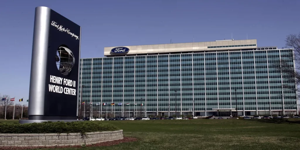 Ford Motor Company in Detroit Michigan