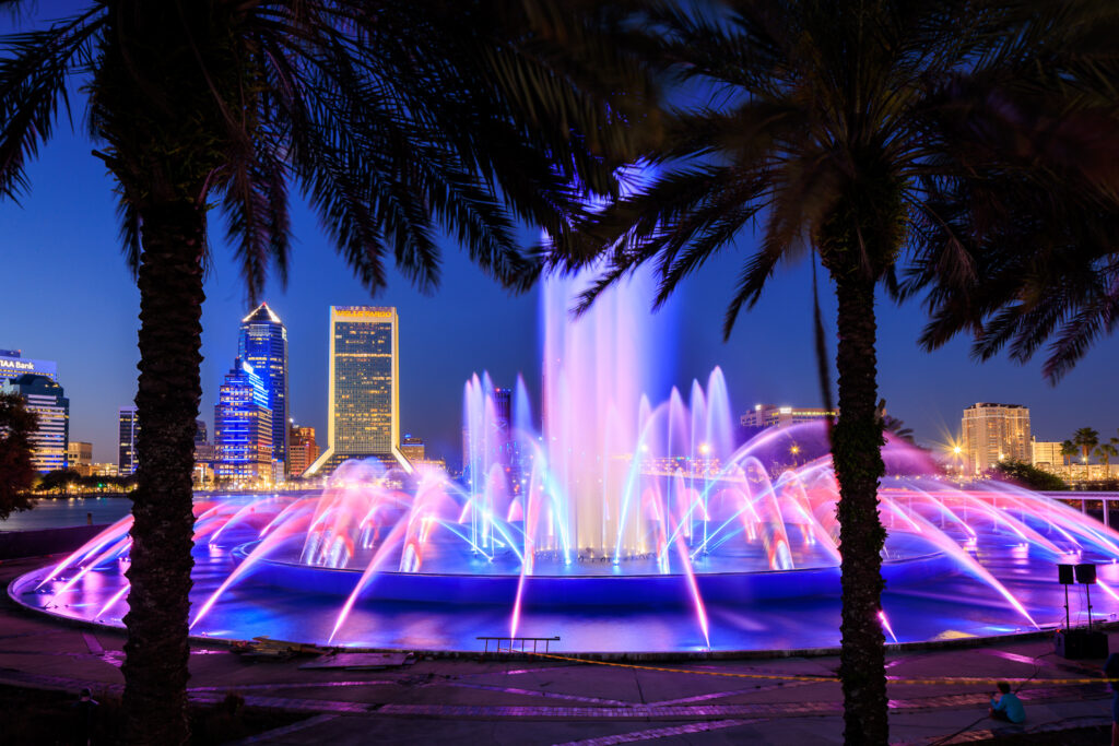 Friendship Fountain in Jacksonville Florida
