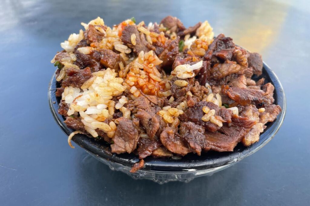 Food scene in Anaheim, California