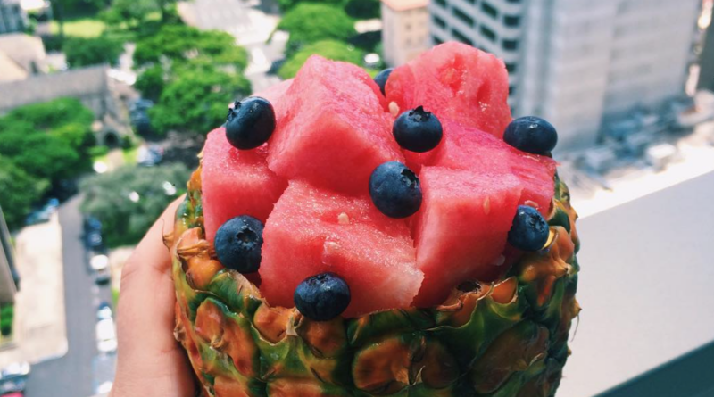 Food scene in Honolulu, Hawaii