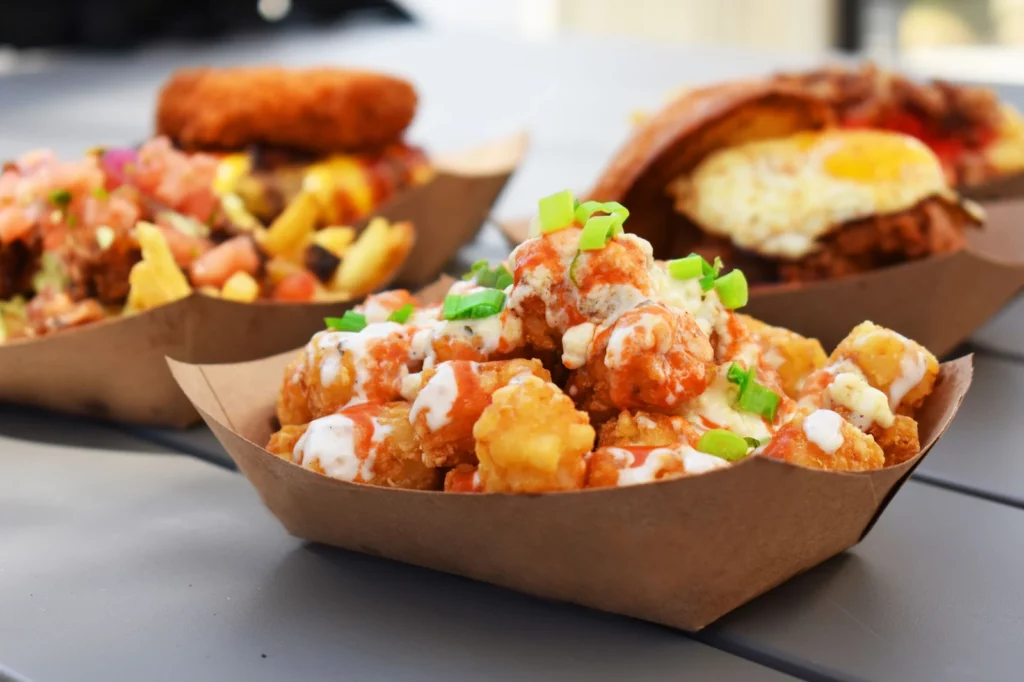 Food scene in Riverside, California