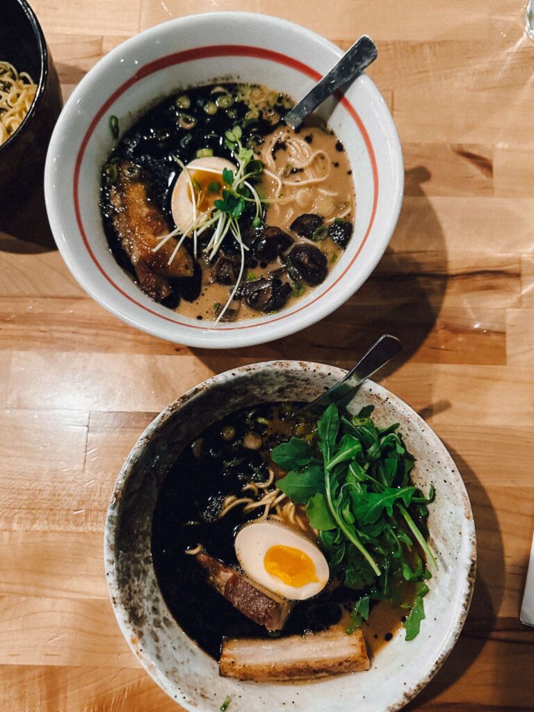 Food scene in Sacramento California