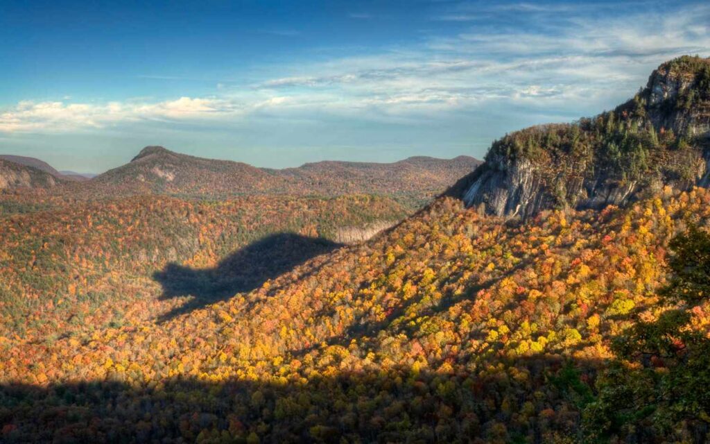 Shadow of the Bear in Cashiers North Carolina at Blue Ridge Mountains