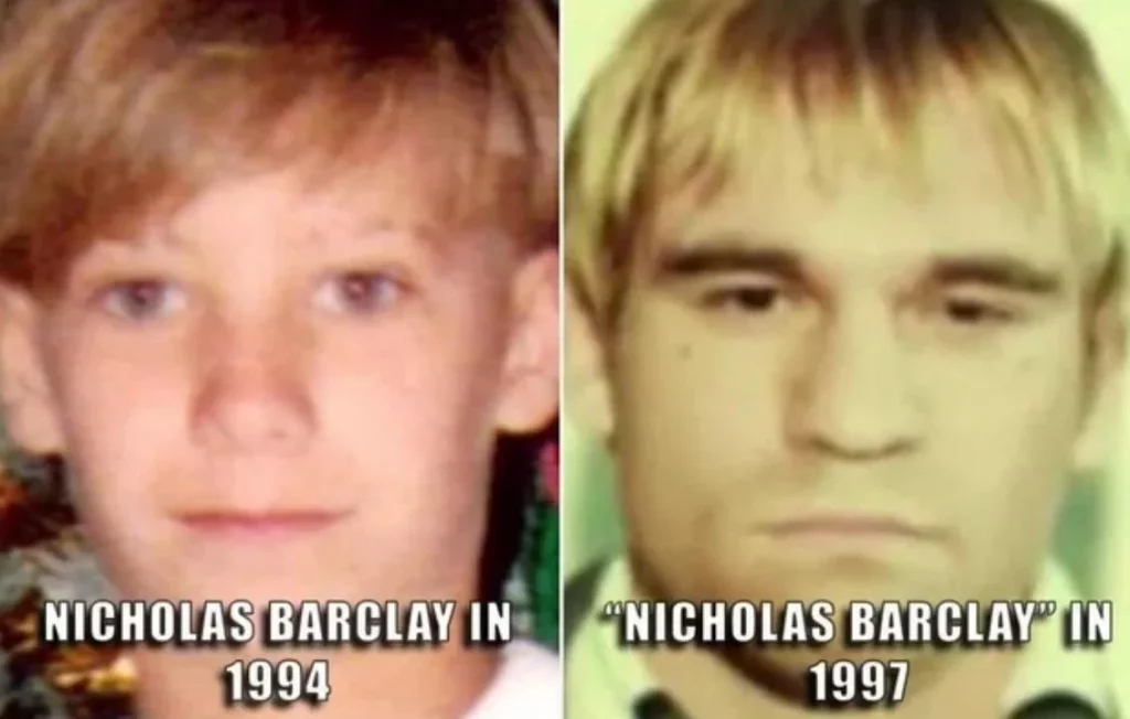 Nicolas Barclay vanishes in San Antonio Texas and Frederic Bourdin assumes his identity