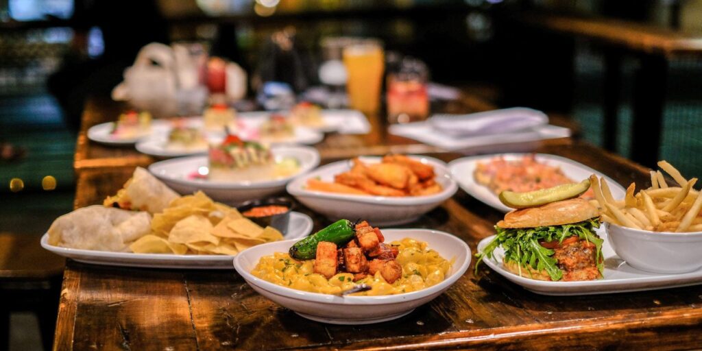 Food scene in Mesa Arizona