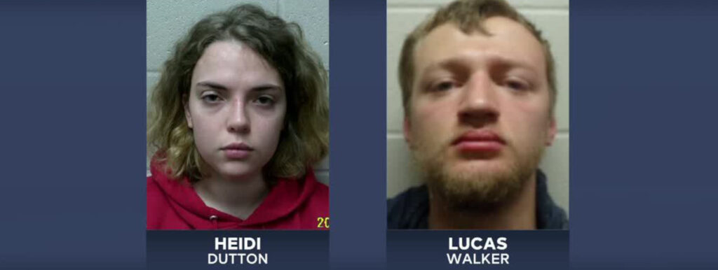 Heidi Dutton and Lucas Walker kills her foster care grandparents in Dewey, Oklahoma