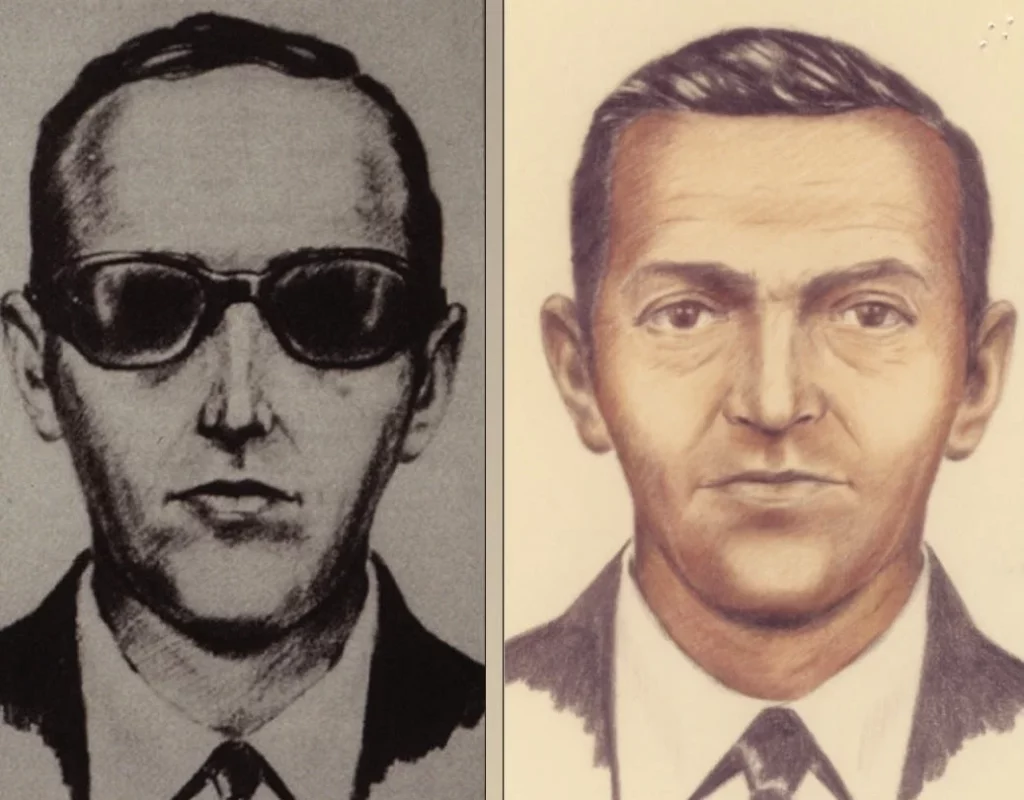 DB Cooper hijack airplane and disappears forever in Seattle Washington Pacific Northwest forest