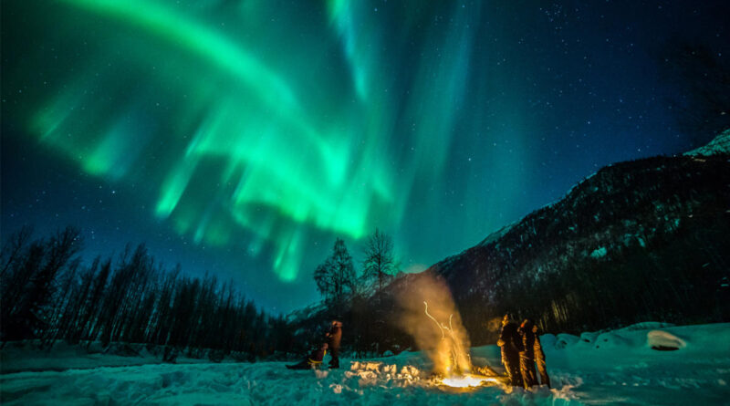 Northern Lights in Anchorage, Alaska