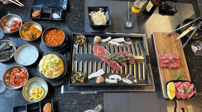 Food scene in Fort Lee, New Jersey