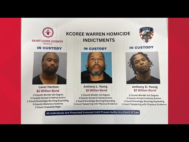 Lavar Harmon was charged with sexually assaulting and raping Kcoree Warren's daughter as well as first degree murder along with family members Anthony L. Young and Anthony D. Young