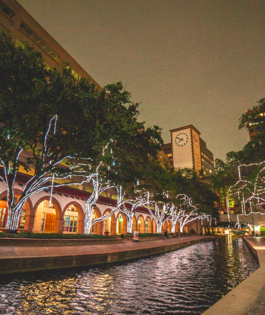 The Mandalay Canal Walk in Irving Texas