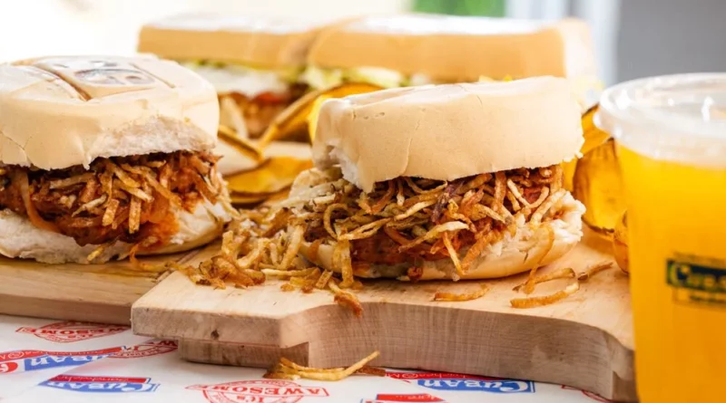 Food scene in Hialeah, Florida