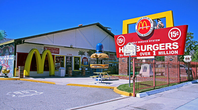 The original first McDonald's in San Bernardino, California