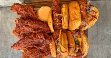 Food scene in Fontana, California
