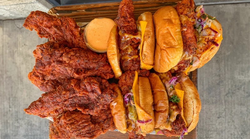 Food scene in Fontana, California