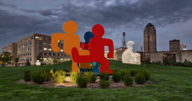 Pappajohn Sculpture Park in Des Moines Iowa