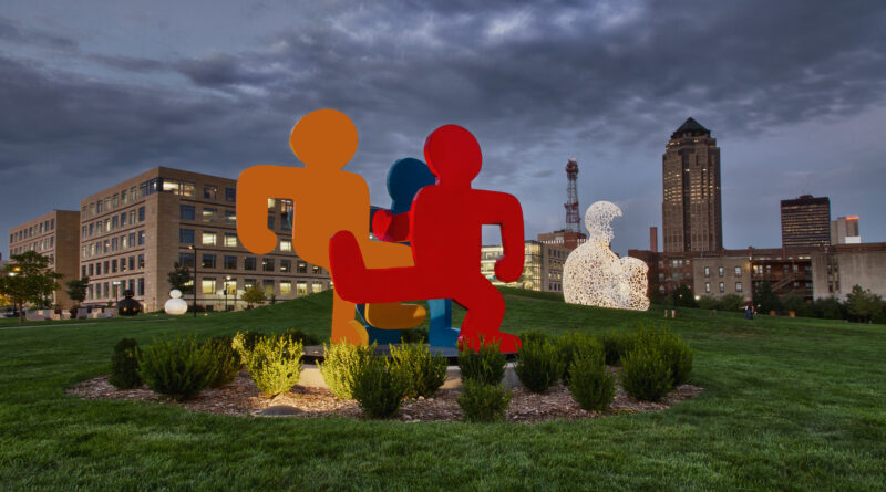 Pappajohn Sculpture Park in Des Moines Iowa