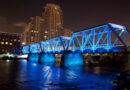 Blue Bridge in Grand Rapids, Michigan